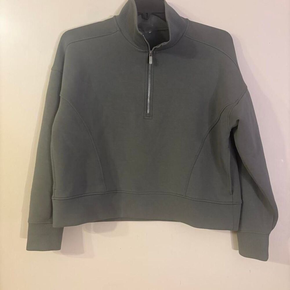 Calia Women's Grey and Green Sweatshirt